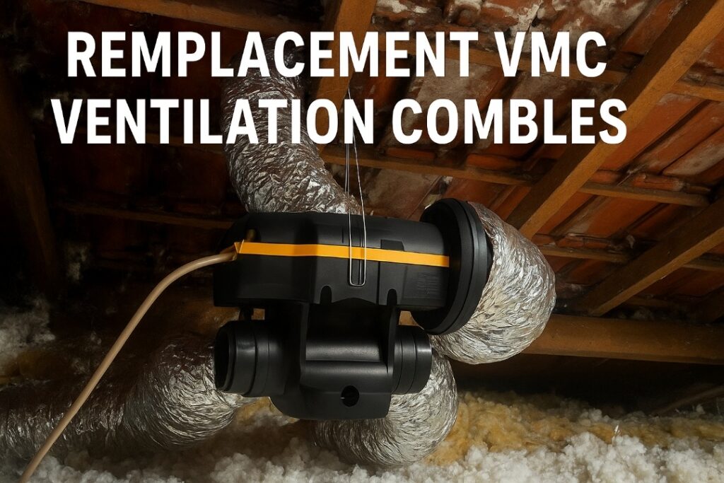 Installation d’une nouvelle VMC dans les combles d’une maison sur l’île de Ré